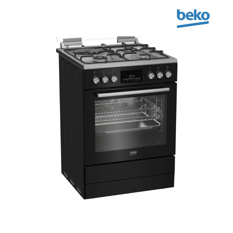 Cuisinière BEKO 3 feux gaz + 1 plaque électrique – Image 2